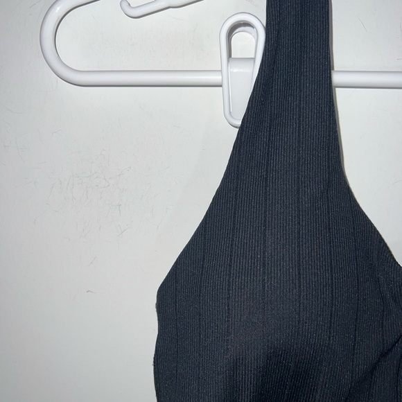 Klassy Network Ribbed Halter Brami - xs black - Picture 6 of 12